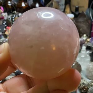 Lavender Rose Quartz Sphere